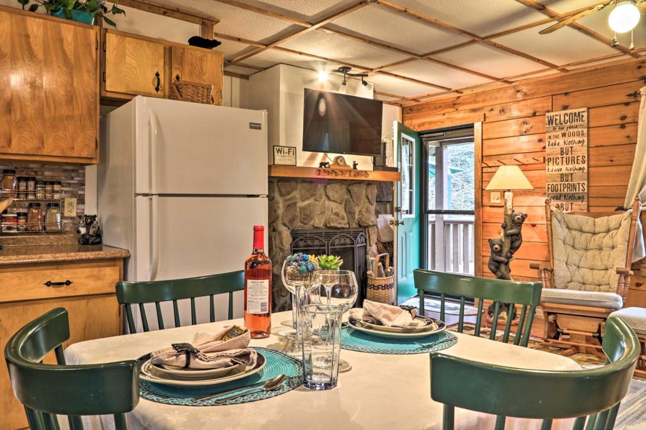 Smoky Mountain Cozy Cove Cabin Deck And Fire Pit! Cosby Exterior photo